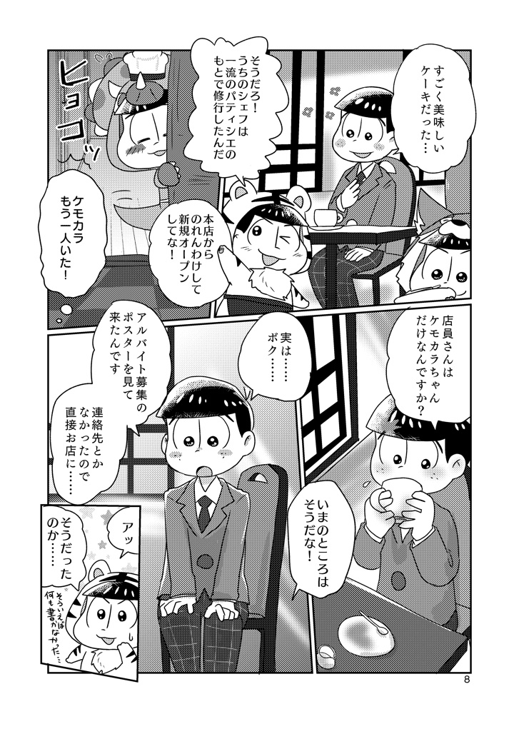 ケモカラカフェのアルバイト