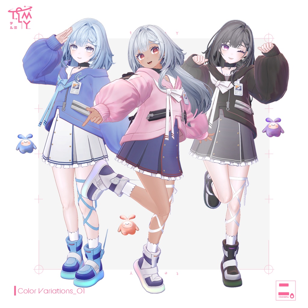 【オリジナル3Dモデル】テルミ_Telmy #Telmy3D