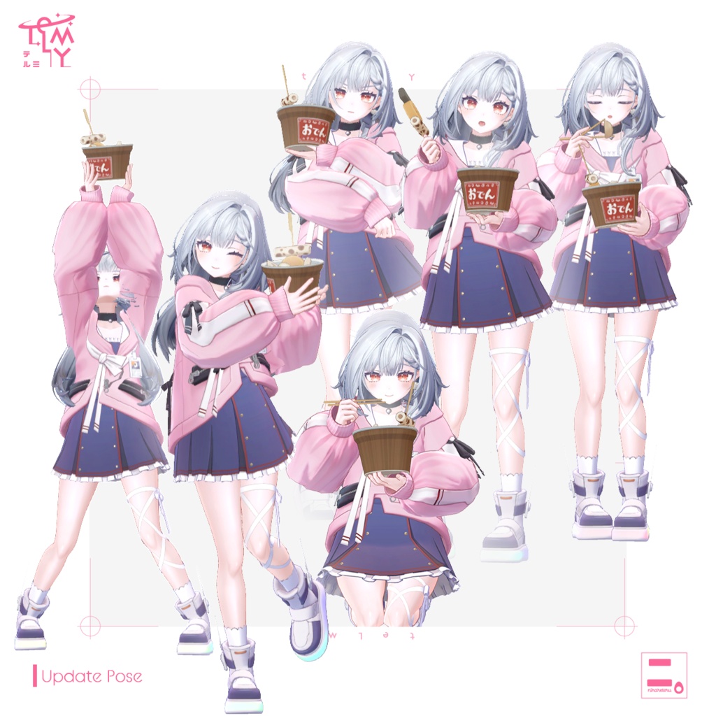 【オリジナル3Dモデル】テルミ_Telmy #Telmy3D