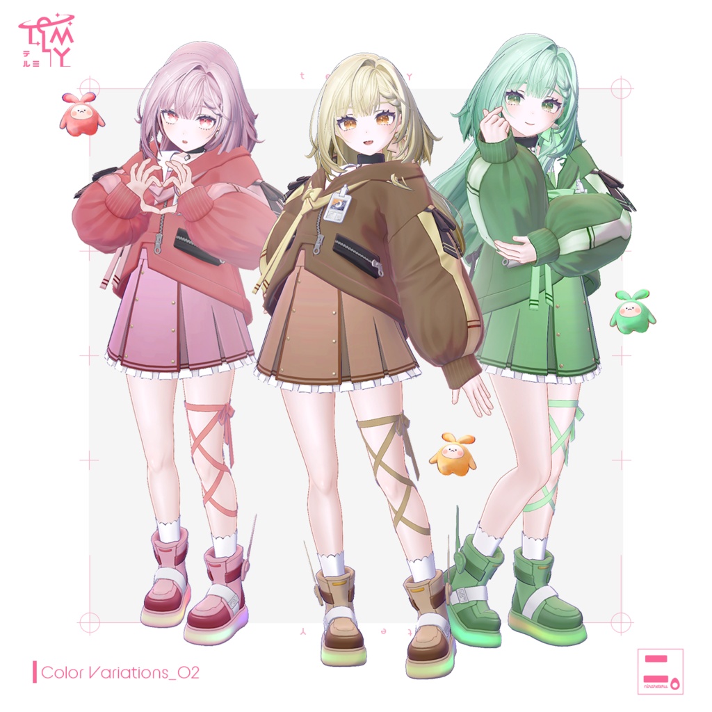 【オリジナル3Dモデル】テルミ_Telmy #Telmy3D