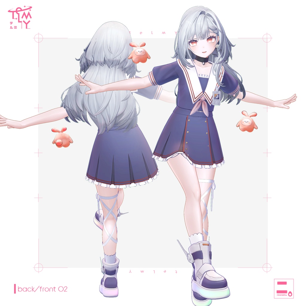 【オリジナル3Dモデル】テルミ_Telmy #Telmy3D