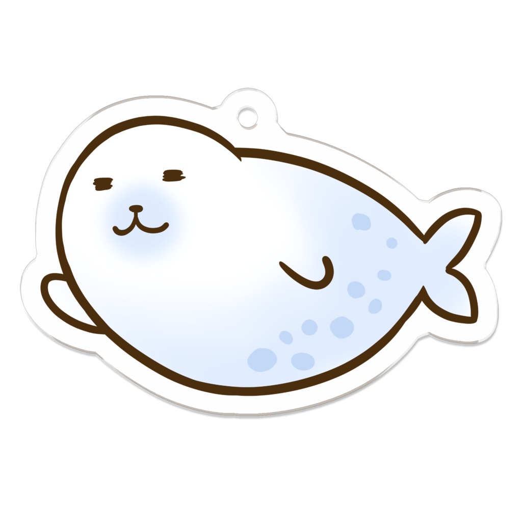 あざらしアクリルキーホルダー