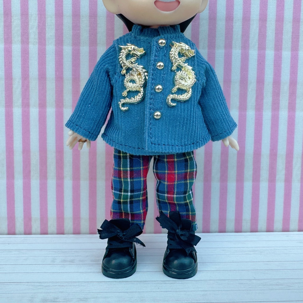 【オビツ11 outfit】ドラゴンモチーフジャケット