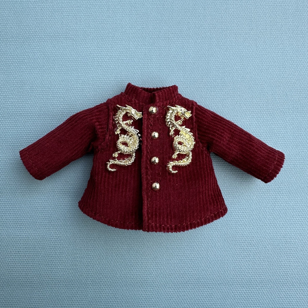 【オビツ11 outfit】ドラゴンモチーフジャケット