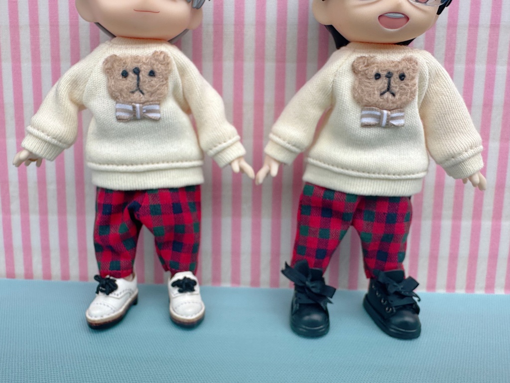 【オビツ11 outfit】くまさんスウェット＆パンツset