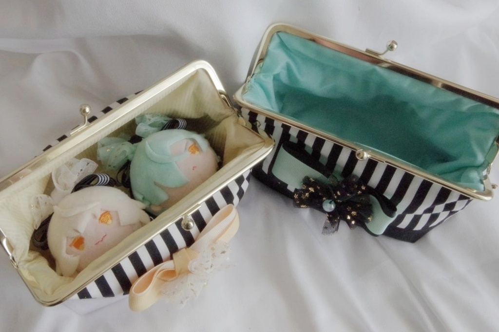 おでかけ用源氏もちポーチ2種