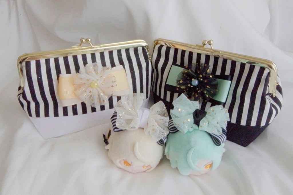 おでかけ用源氏もちポーチ2種