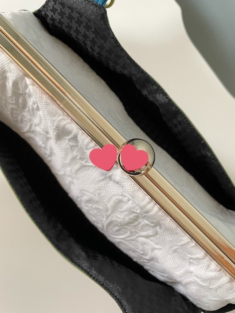 松井江イメージがま口バッグ