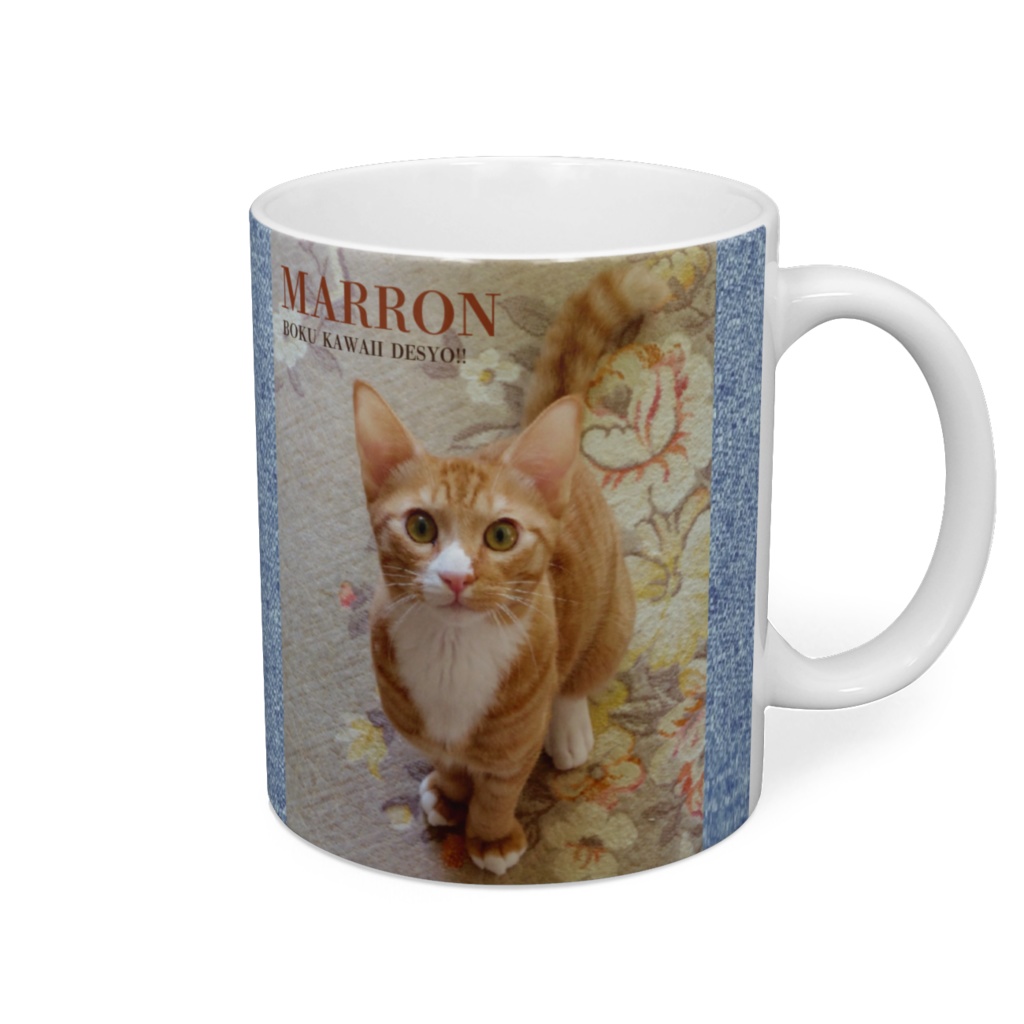 猫のマグカップ