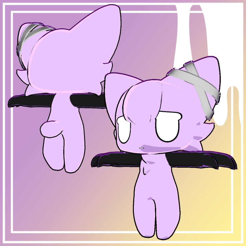 【ナゾせいぶつの「NAZOちゃん」】オリジナル3Dモデル