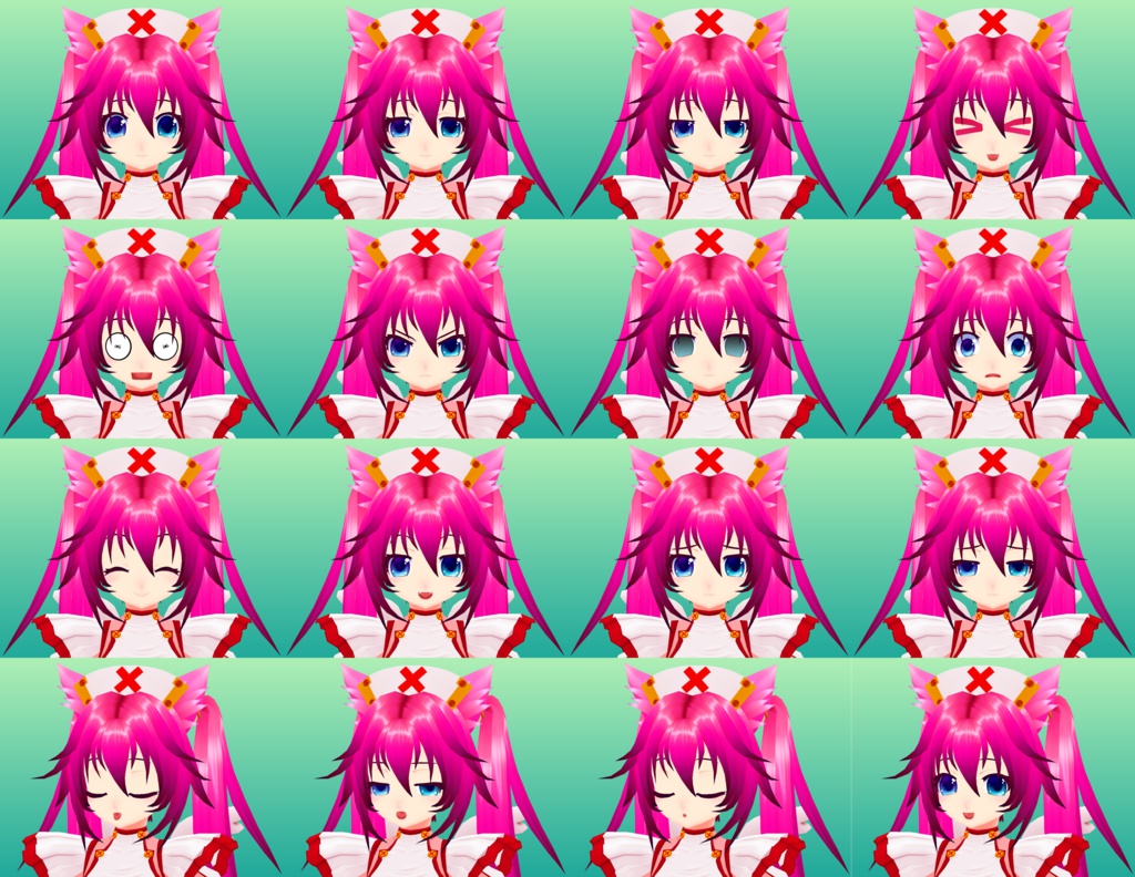 VRアバター用オリジナルモデル BattleNurse CuSith「バトルナース クーシア 」 1.1