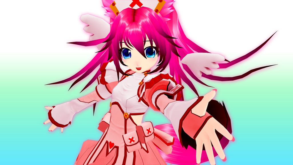 VRアバター用オリジナルモデル BattleNurse CuSith「バトルナース クーシア 」 1.1