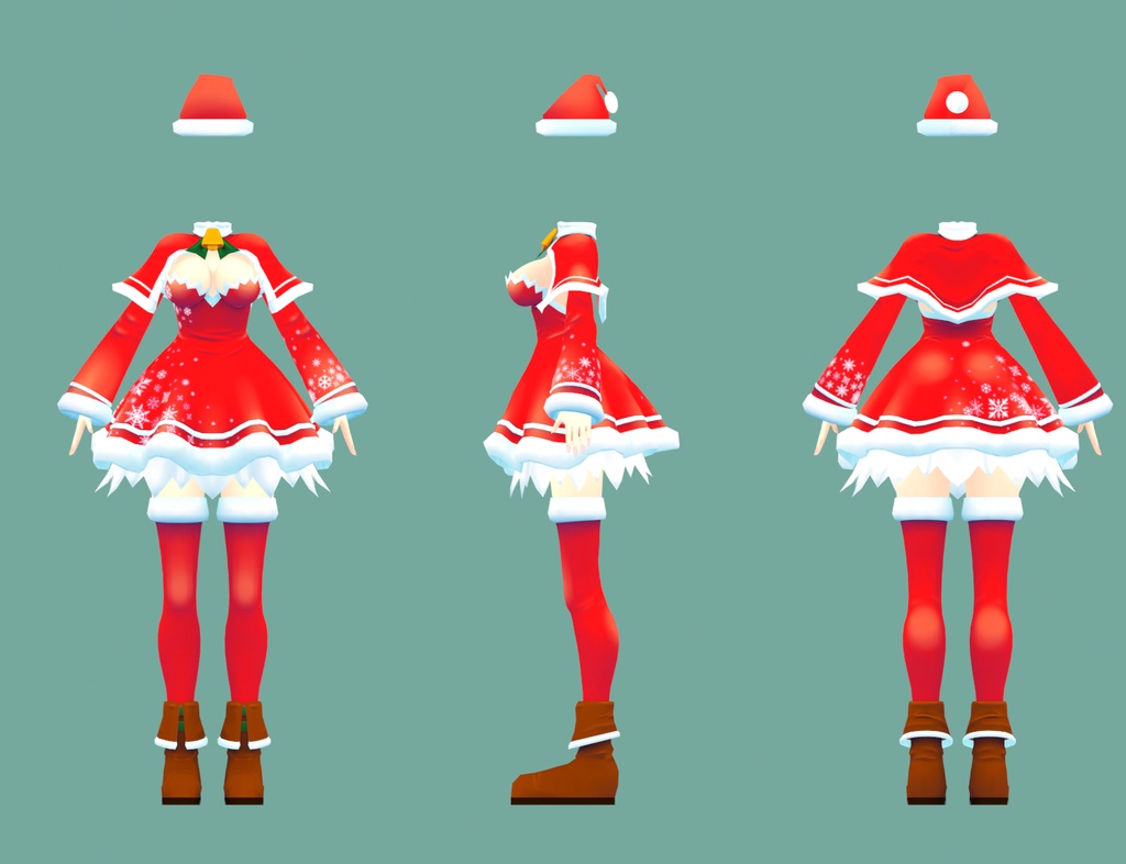 衣装「サンタスーツ」※どのキャラでも装備できます