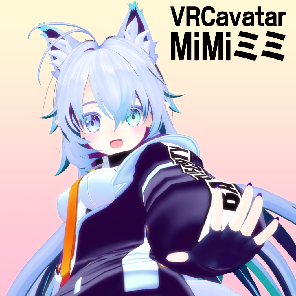 VRアバター用オリジナルモデルBattleSecurity MiMi「ミミ 」 VRC VRM設定済み