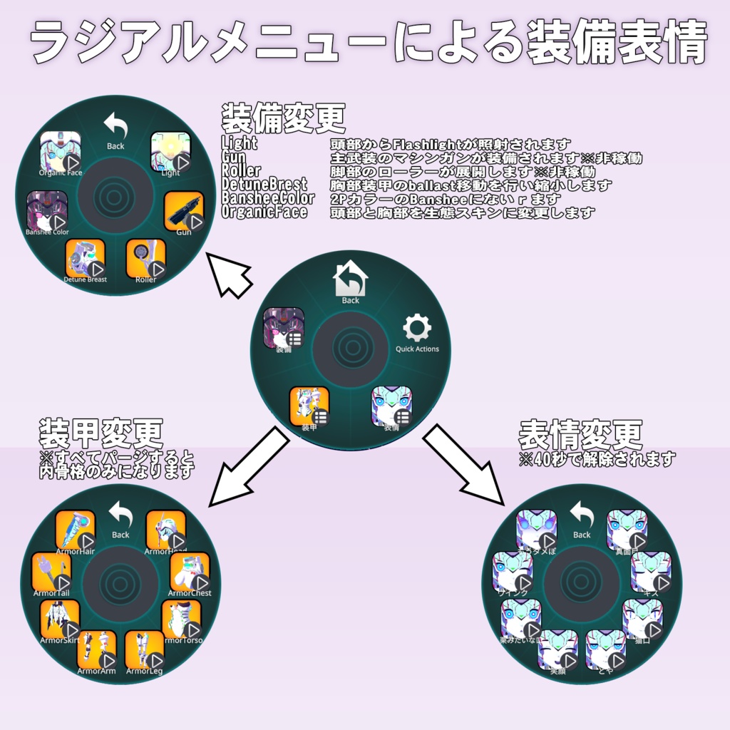 VRアバター用オリジナルモデル「ティルフィン」VRC VRM設定済み