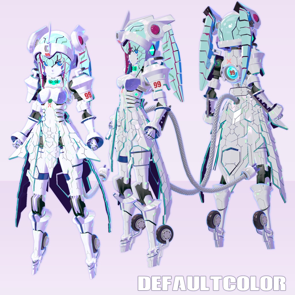 VRアバター用オリジナルモデル「ティルフィン」VRC VRM設定済み