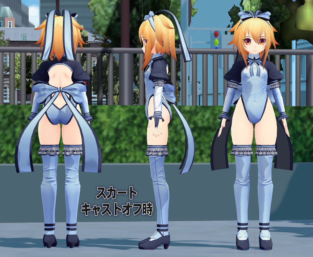 VRアバター用オリジナルモデルAngelicaMaidSuitMkIII「アンジェリカ メイドスーツ」Version2.1