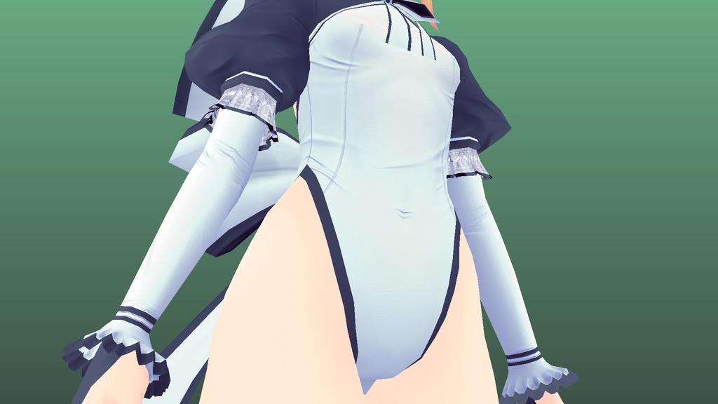VRアバター用オリジナルモデルAngelicaMaidSuitMkIII「アンジェリカ メイドスーツ」Version2.1