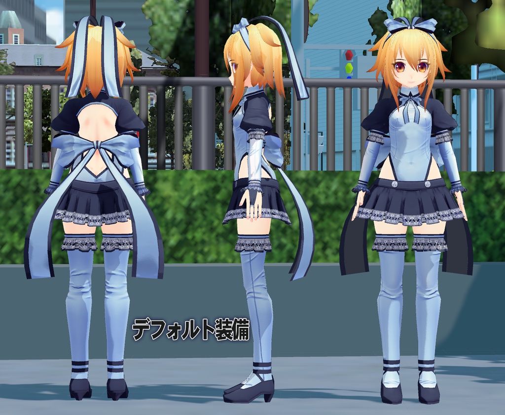 VRアバター用オリジナルモデルAngelicaMaidSuitMkIII「アンジェリカ メイドスーツ」Version2.1