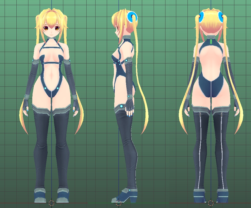 VRchat用オリジナルモデル「Angelica」1.2