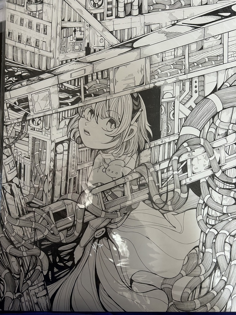 人形ライフライン「ランディ」ペン画タイプC