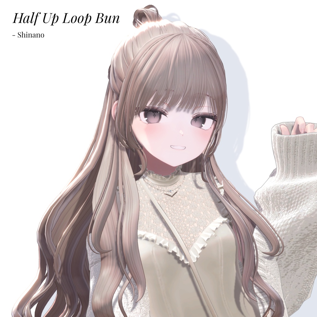 🔥SALE🔥Half Up Loop Bun【9 Avatars】 #あんぷる