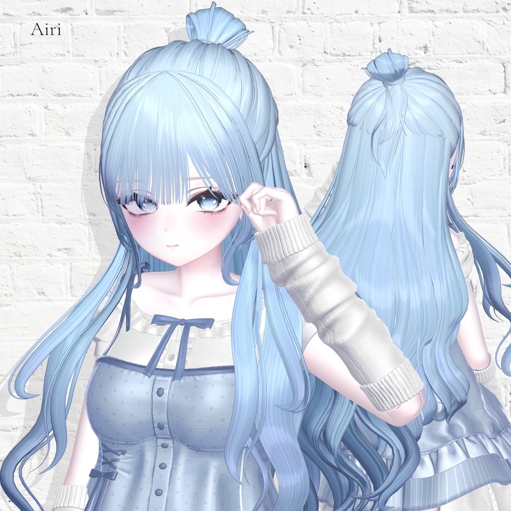 Half Up Loop Bun【8 Avatars】 #あんぷる