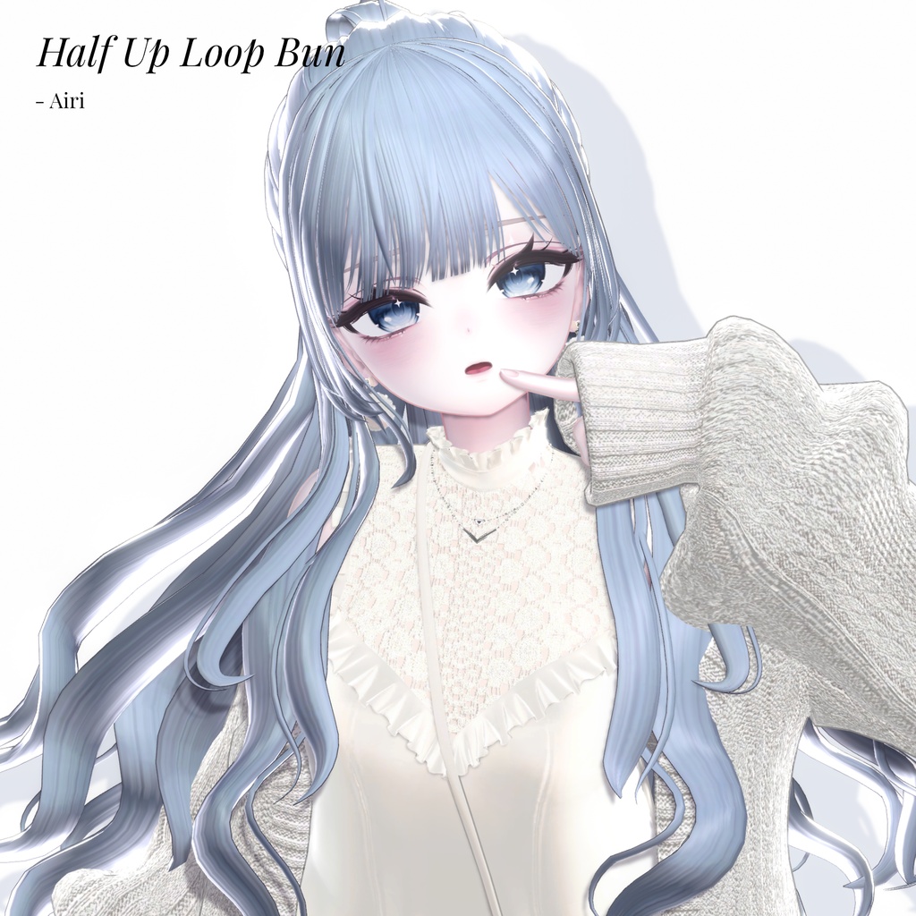 🔥SALE🔥Half Up Loop Bun【9 Avatars】 #あんぷる