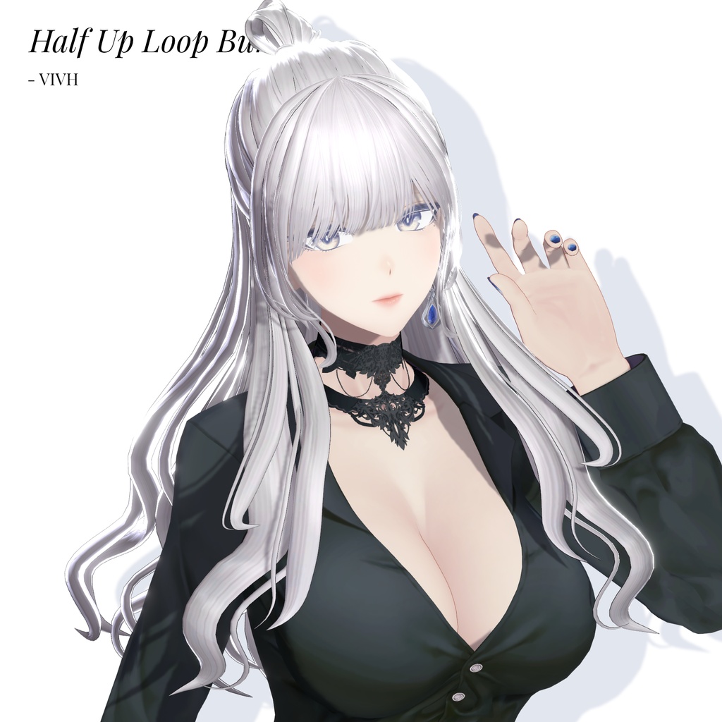 🔥SALE🔥Half Up Loop Bun【9 Avatars】 #あんぷる