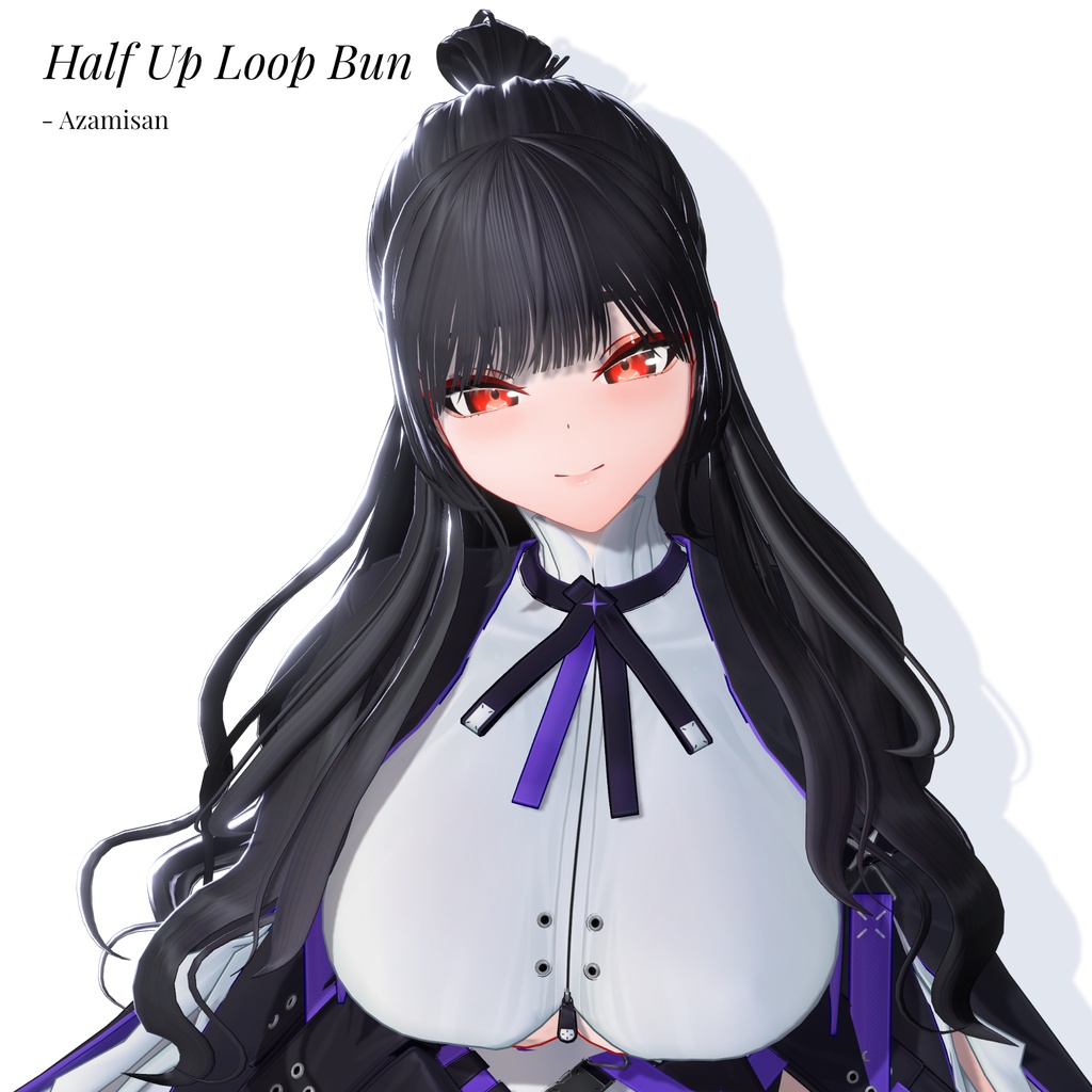 🔥SALE🔥Half Up Loop Bun【9 Avatars】 #あんぷる