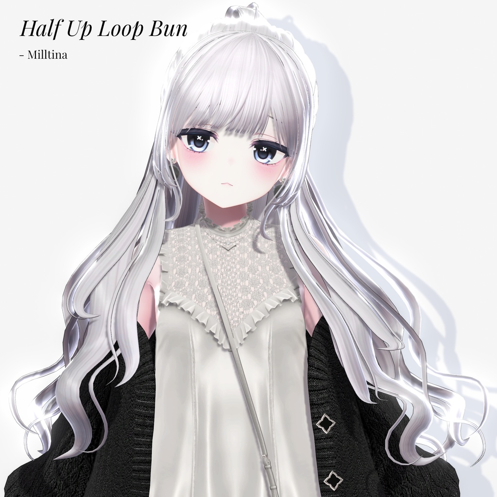 🔥SALE🔥Half Up Loop Bun【9 Avatars】 #あんぷる