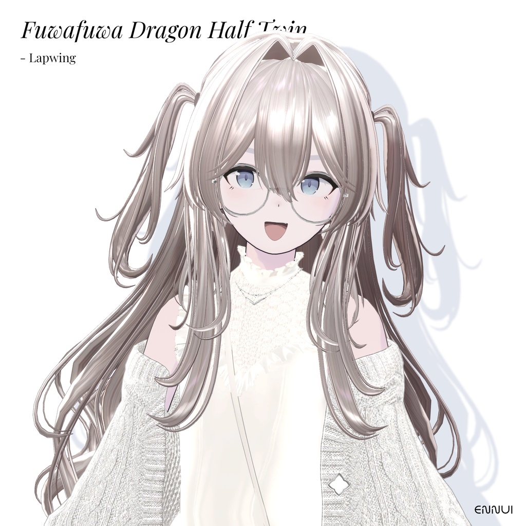 【無料版あり】ふわふわドラゴンハーフツイン🐲【13 Avatars】 #あんぷる