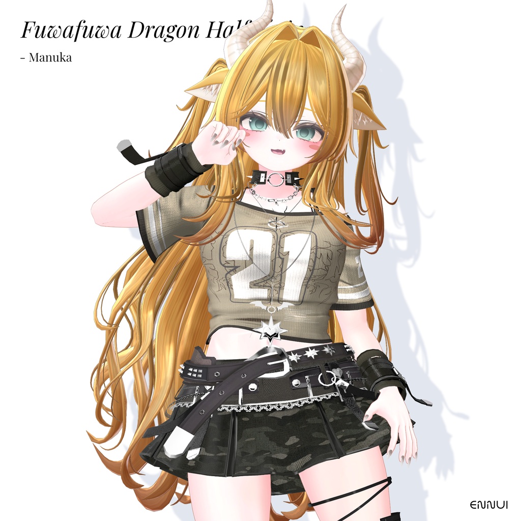🔥SALE🔥【無料版あり】ふわふわドラゴンハーフツイン🐲【13 Avatars】 #あんぷる