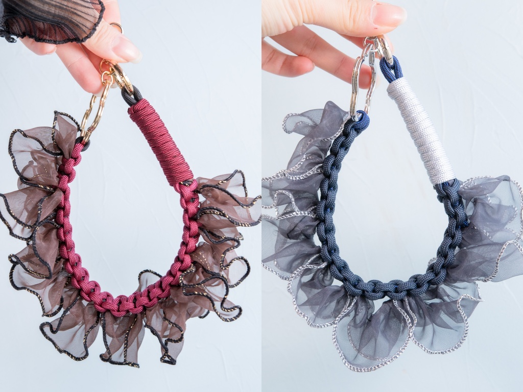 ハンドストラップ(フリルリボン)