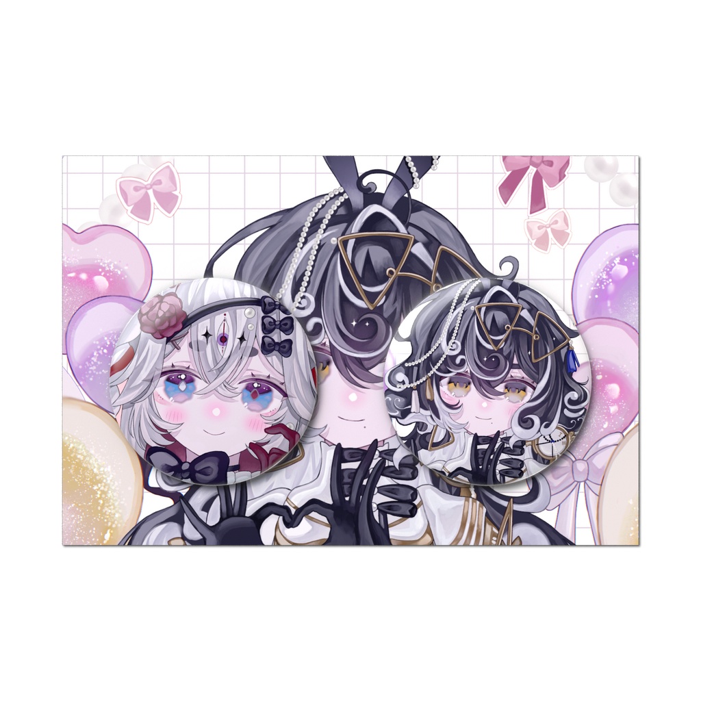 オリジナルキャラクター 缶バッジセット