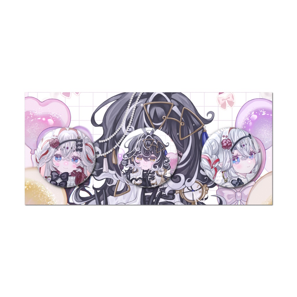 オリジナルキャラクター 缶バッジセット