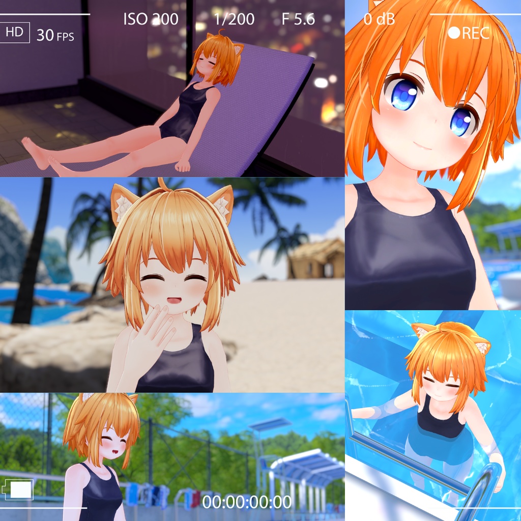 スクール水着【くりねこちゃん対応】