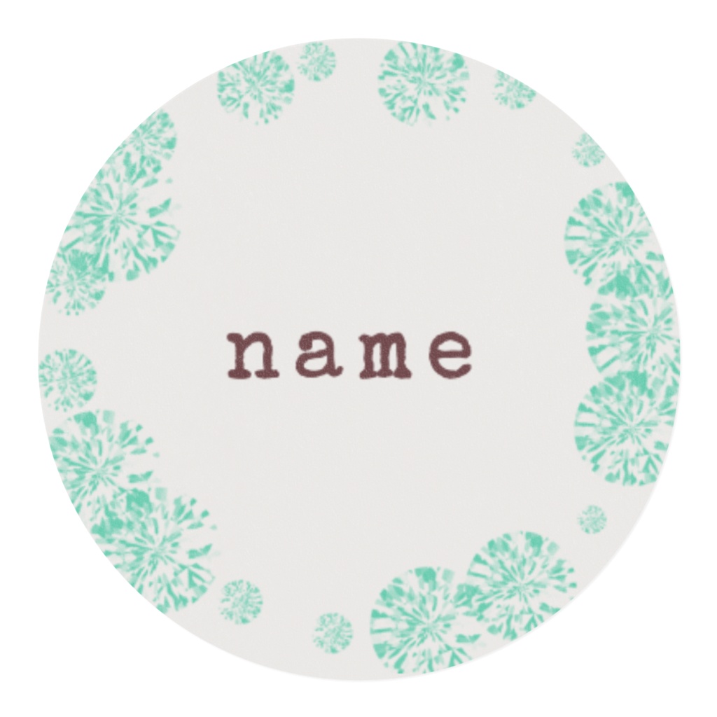 name tape(おなまえ)