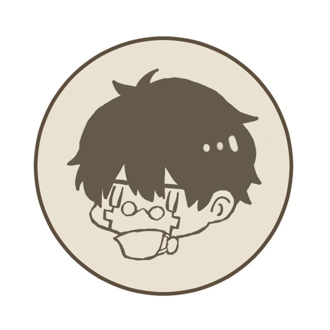 オタワス喫茶店風缶バッジ/オーター＆ワース
