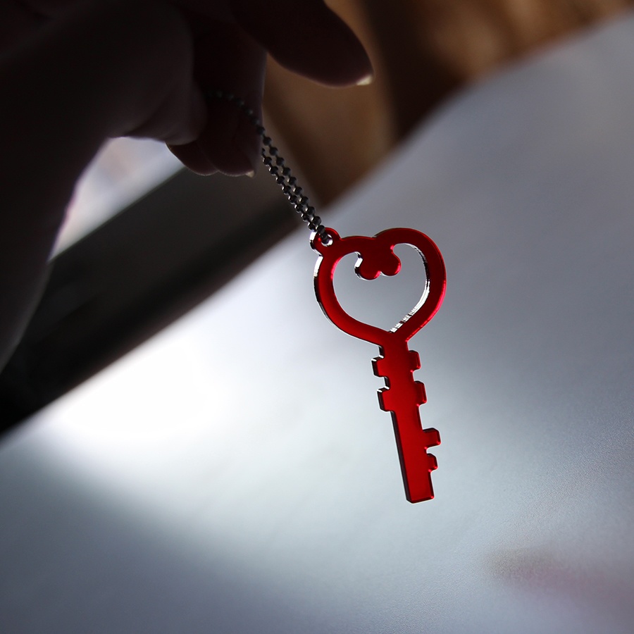 ラボの鍵アクリルキーホルダー