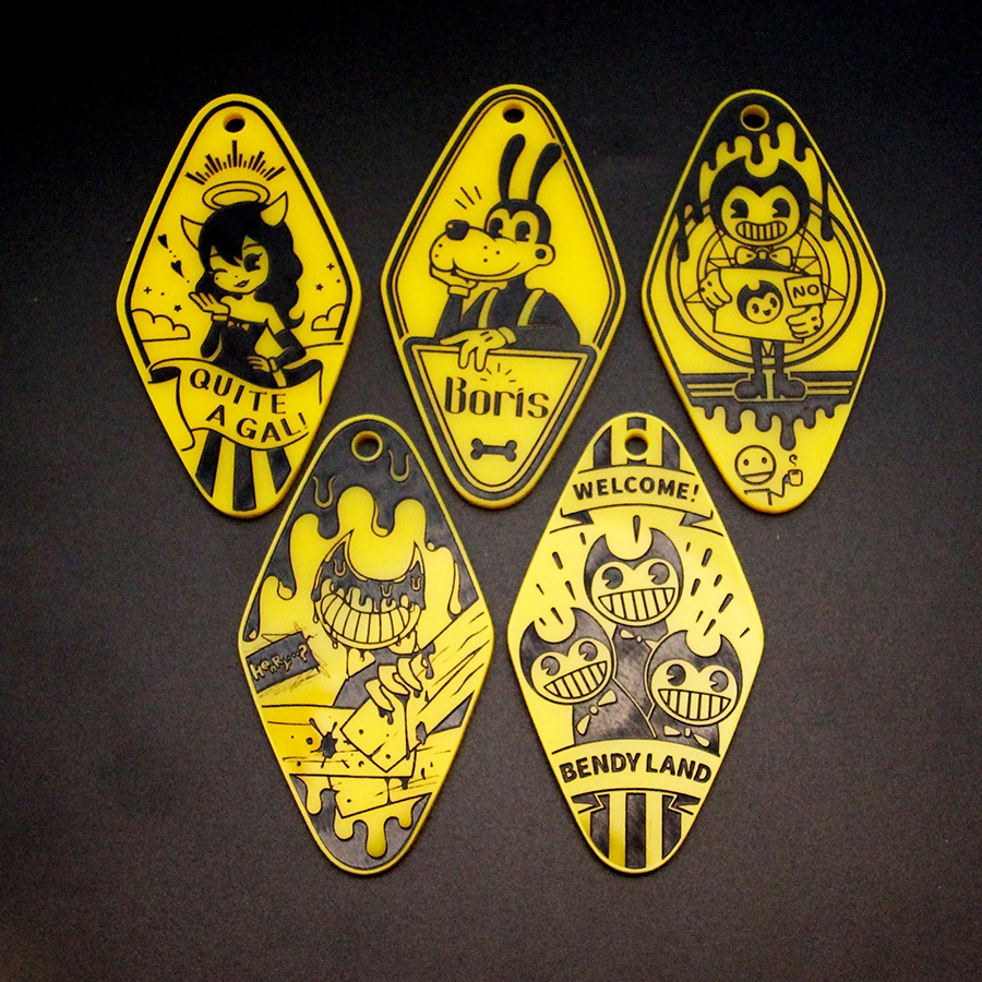 BATIMモーテルアクリルキーホルダー