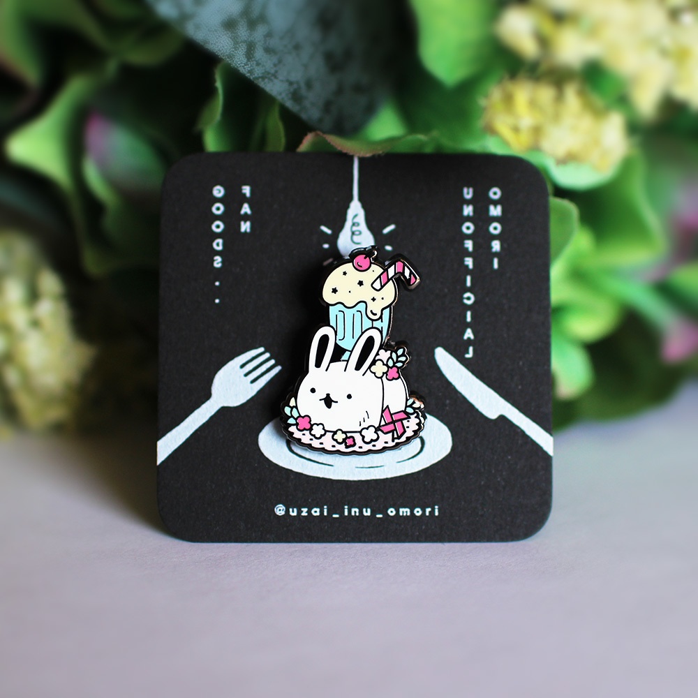 ウサチャン!!ネコチャン!!ピンバッジ!!