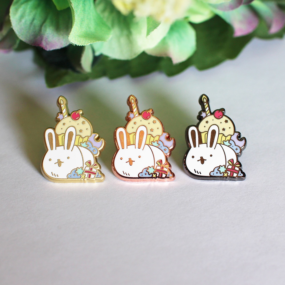 ウサチャン!!ネコチャン!!ピンバッジ!!