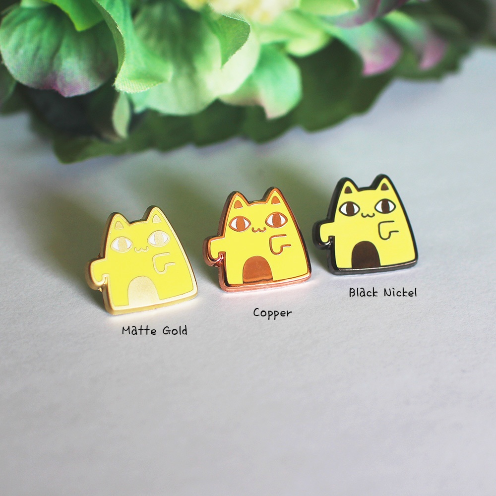 ウサチャン!!ネコチャン!!ピンバッジ!!