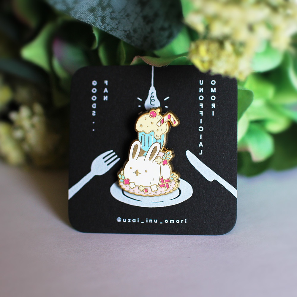 ウサチャン!!ネコチャン!!ピンバッジ!!