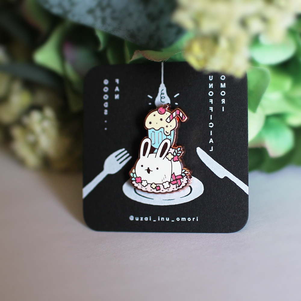 ウサチャン!!ネコチャン!!ピンバッジ!!