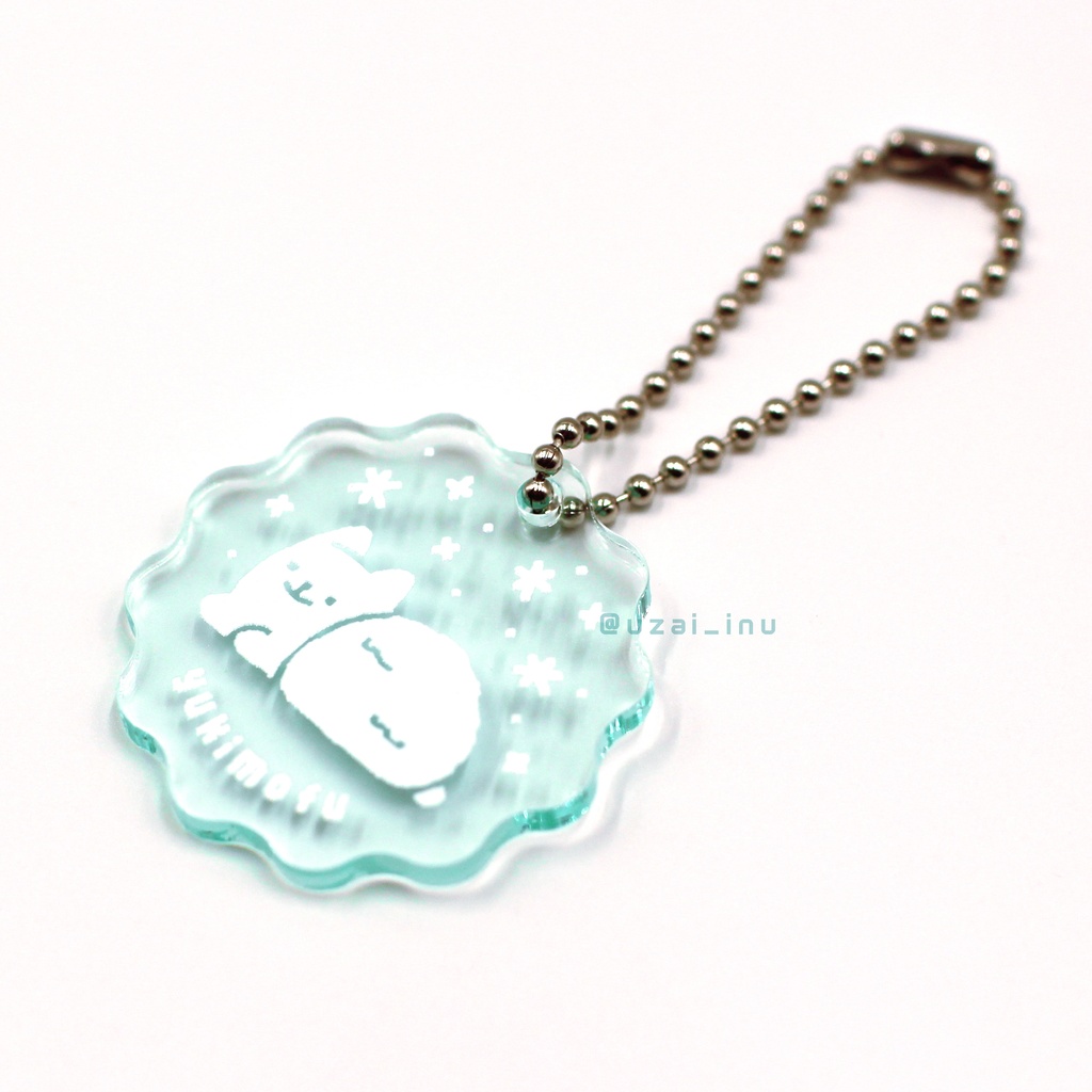 地下世界満喫イヌアクリルキーホルダー