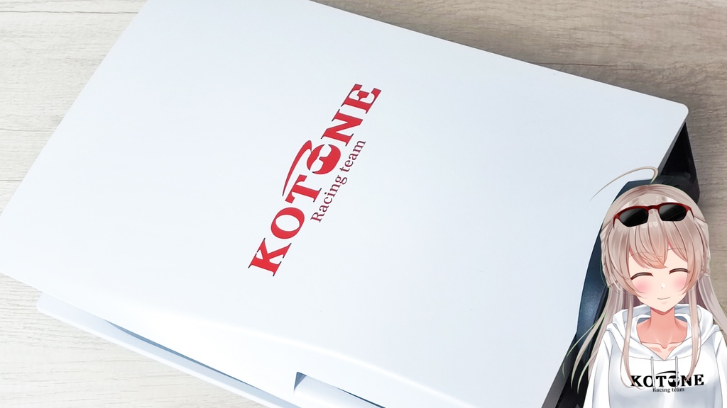 【5周年記念】KOTONEレーシングチームステッカー　限定カラー　レッド
