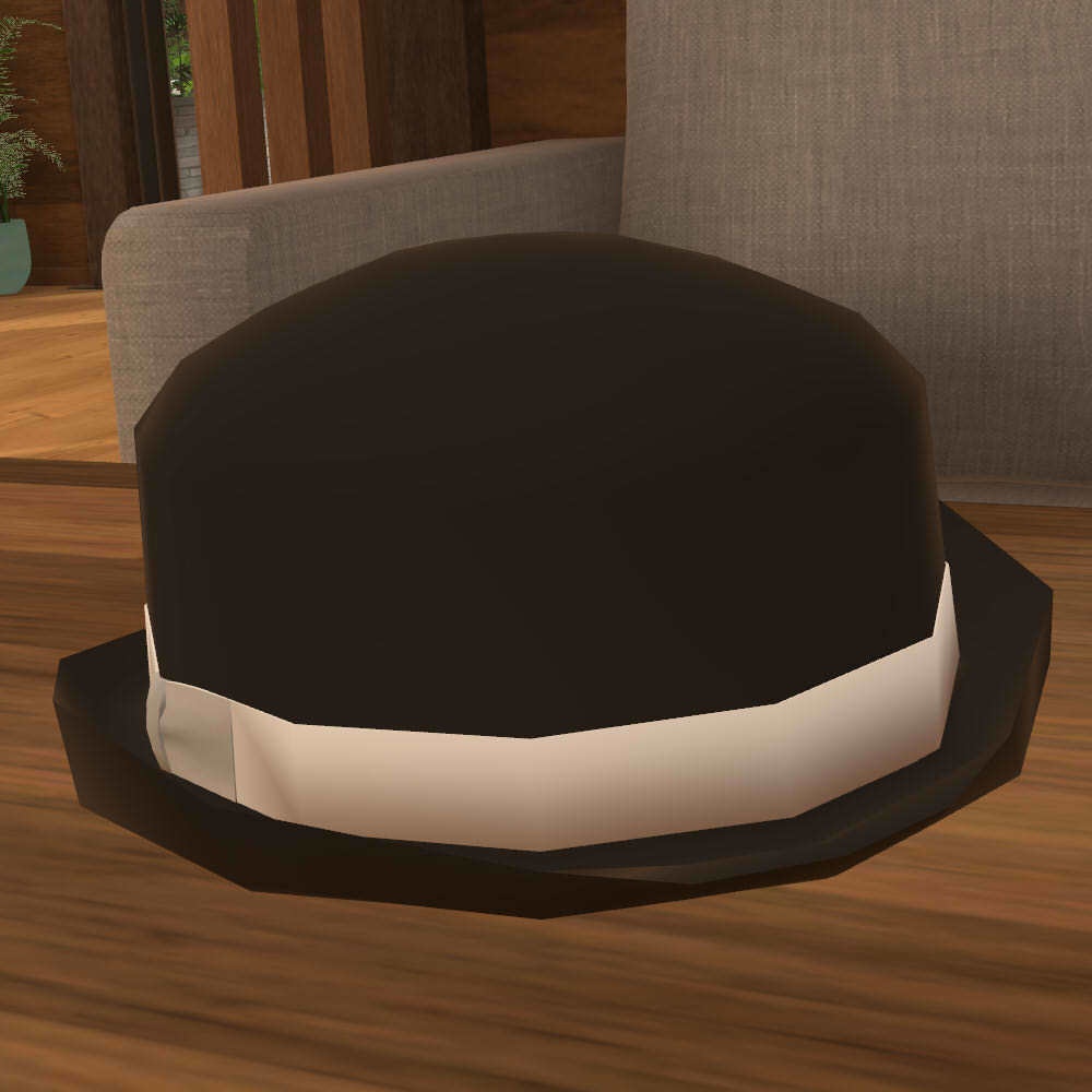 【かっぴー向け汎用帽子】ボウラーハット+着脱ギミック