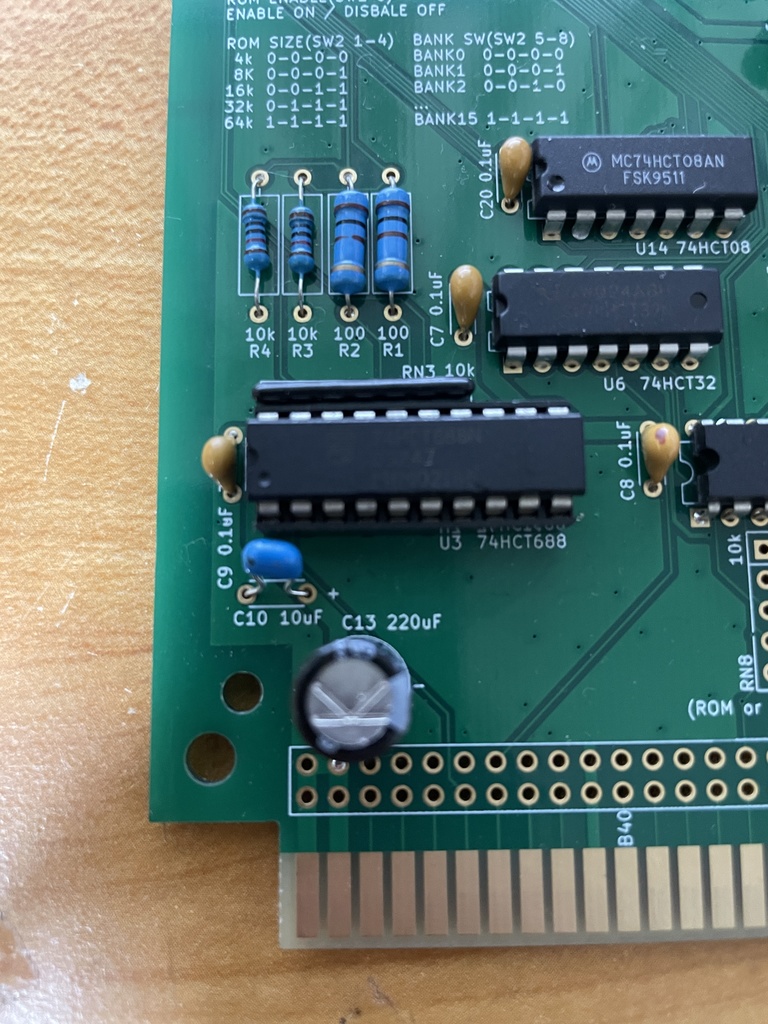 Cバス 拡張ROMボード用 20bitデコード IC